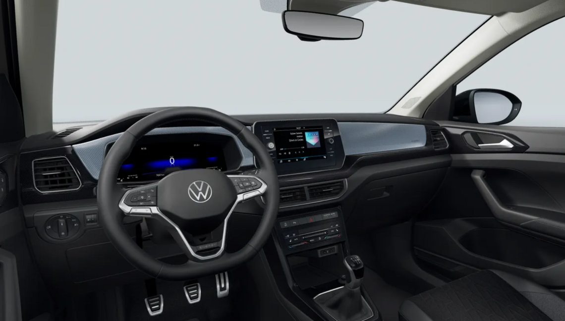 Moderne Innenausstattung: Grauer T-Cross Energy