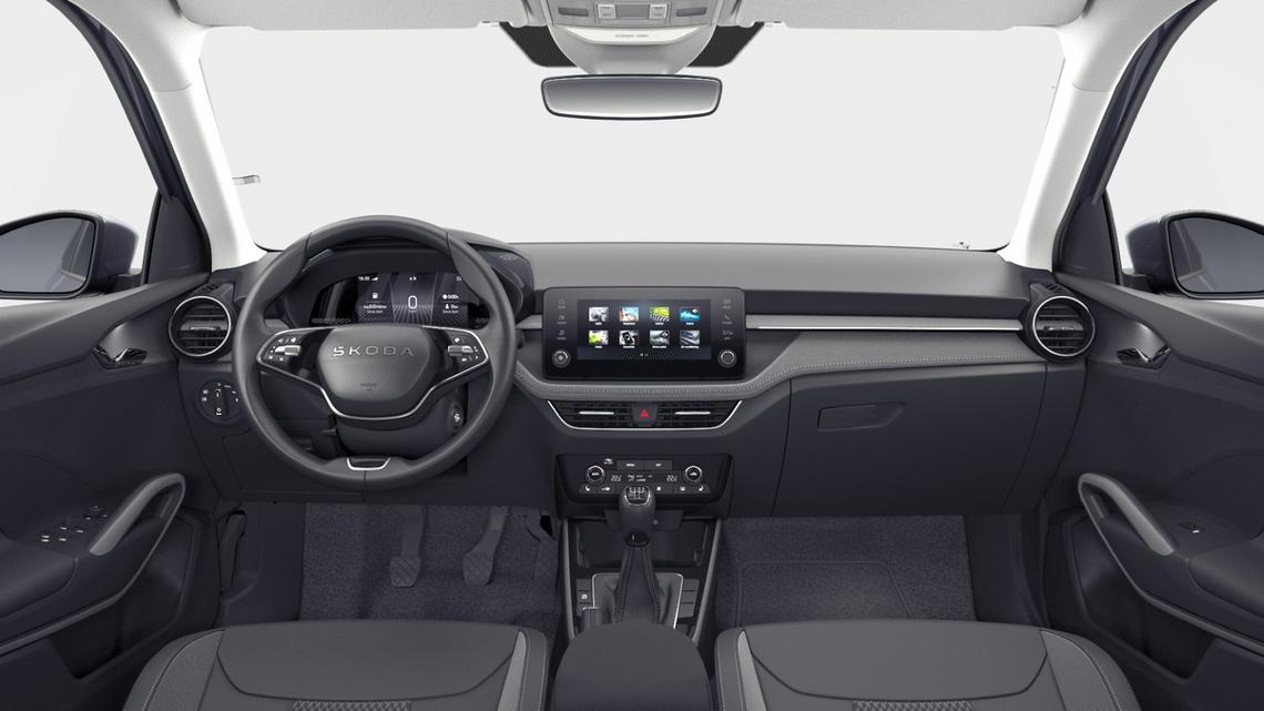 Moderne Innenausstattung Skoda Fabia